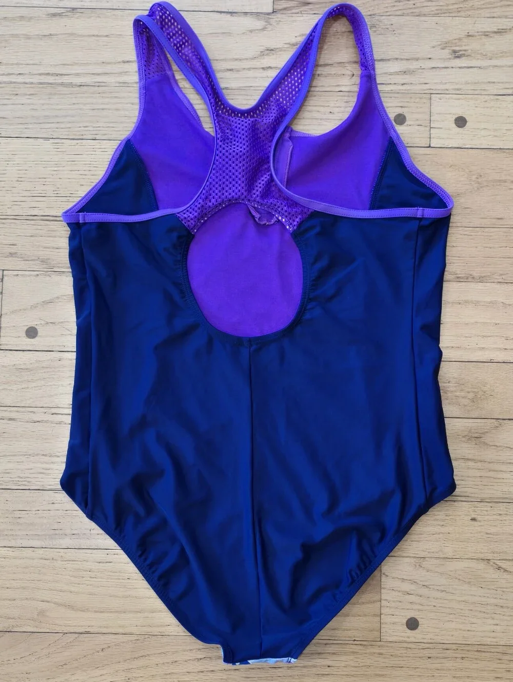 ZeroXposur Girls Plus Size One Piece Swimsuit Tropical Floral XL 18.5